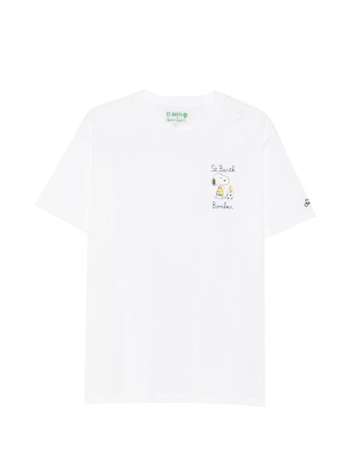 T-shirt uomo MC2 Portofino bianca con Snoopy MC2 SAINT BARTH | PORTOFINO02650L